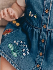 Denim - Trägerkleid und Kurzarm-Body, 2 -teiliges Babyset (0Monate bis2Jahre) - Bild 6 von 12