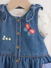 Denim - Trägerkleid und Kurzarm-Body, 2 -teiliges Babyset (0Monate bis2Jahre) - Bild 9 von 12