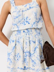 FatFace June Ivory Vintage Bloom Midi Skirt - Image 5 of 7