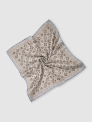 Reiss Oatmeal Melange Costanzo Pocket Square - Image 2 of 3
