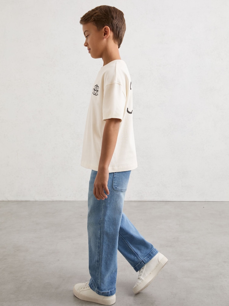 Reiss Off White Harris 9-13 yrs T-Shirt - Image 1 of 6 Reiss Off White Harris 9-13 yrs T-Shirt - Image 1 of 6