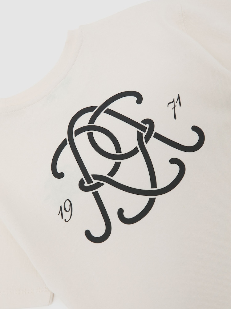 Reiss Off White Harris 9-13 yrs T-Shirt - Image 6 of 6 Reiss Off White Harris 9-13 yrs T-Shirt - Image 6 of 6