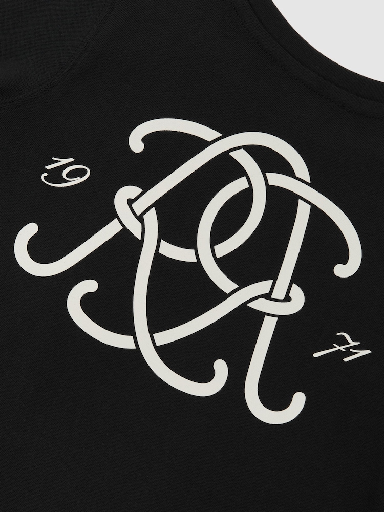 Reiss Black Stefan T-Shirt - Image 5 of 5 Reiss Black Stefan T-Shirt - Image 5 of 5