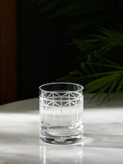 Kew Gardens Set of 2 Clear Palmhouse Whisky Glasses - Image 1 of 5