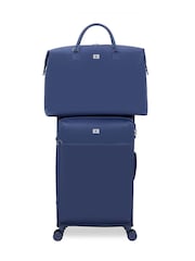 IT Luggage Large Blue Lustrous Luxe Night Holdall - Image 1 of 10
