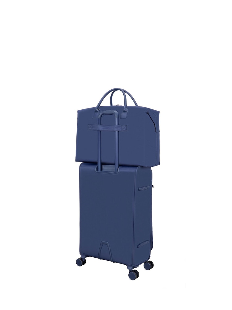 IT Luggage Large Blue Lustrous Luxe Night Holdall - Image 2 of 10
