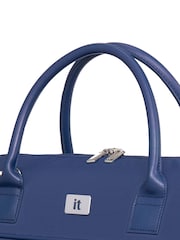 IT Luggage Small Blue Lustrous Luxe Night Holdall - Image 6 of 8