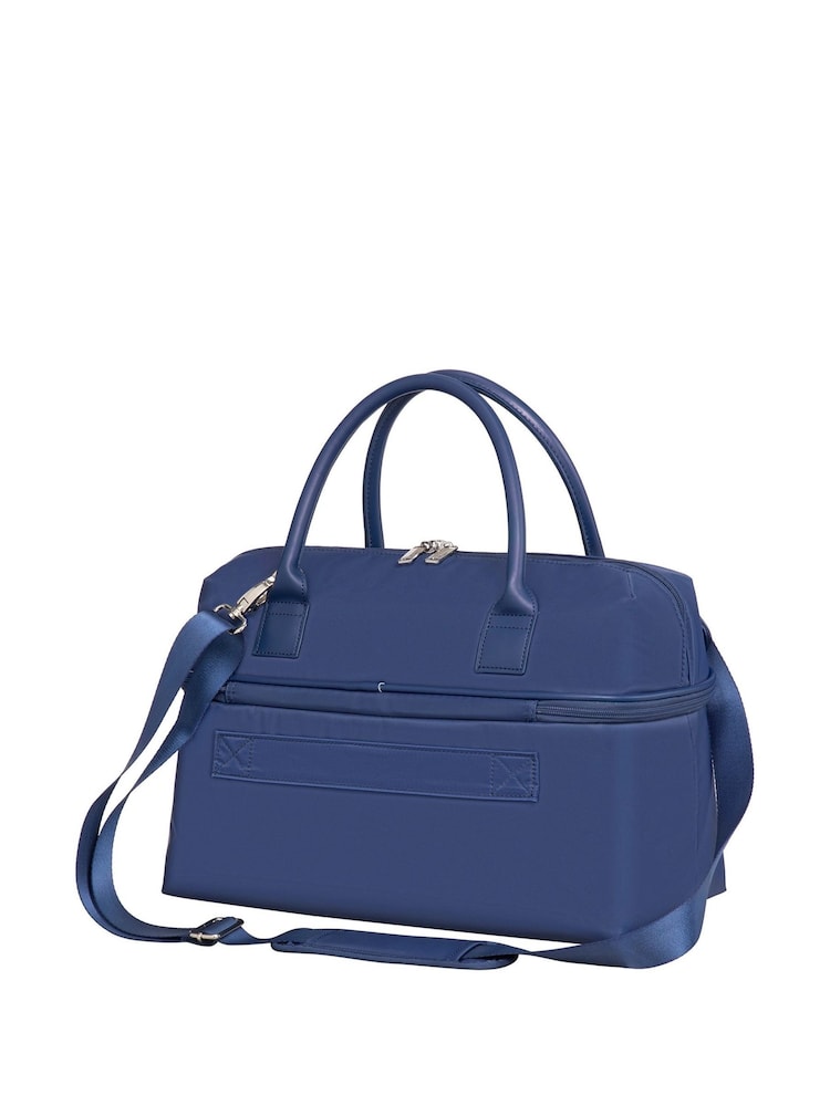 IT Luggage Small Blue Lustrous Luxe Night Holdall - Image 8 of 8