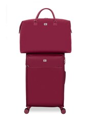 IT Luggage Large Red Lustrous Luxe French Port Holdall - Image 1 of 9