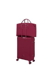 IT Luggage Large Red Lustrous Luxe French Port Holdall - Image 2 of 9