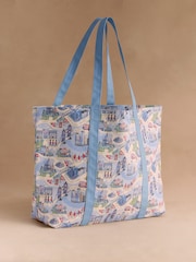 Cath Kidston Blue Large Tote - Image 6 of 8