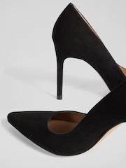 LK Bennett Black Fern New Suede Signature Courts - Image 4 of 4