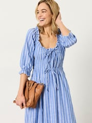 FatFace Camille Blue Dress - Image 3 of 6