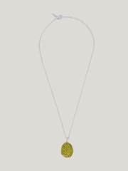 Jigsaw Green Jasper Pendant Necklace - Image 1 of 4