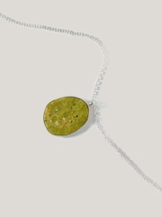 Jigsaw Green Jasper Pendant Necklace - Image 3 of 4