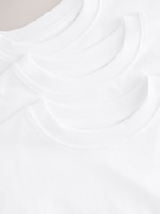 White Relaxed Fit Short Sleeve T-Shirts 3 Pack (3-16yrs) - Image 6 of 7