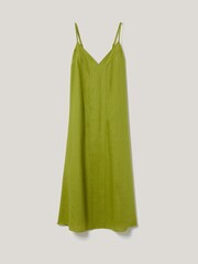 Jigsaw Green Linen Beach Sundress - Image 6 of 6