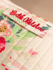 Cath Kidston Cream Floral and Check Print Zip Pouch - Image 2 of 3