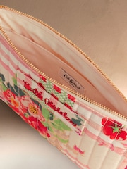 Cath Kidston Cream Floral and Check Print Zip Pouch - Image 3 of 3