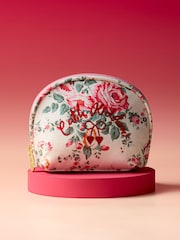 Cath Kidston Cream Hackney Rose Half Moon Pouch - Image 2 of 4
