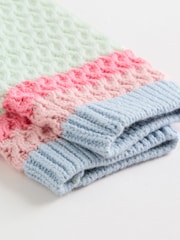 Sage Green Crochet Animal Knitted Cardigan and Legging Baby Set (0mths-2yrs) - Image 6 of 14