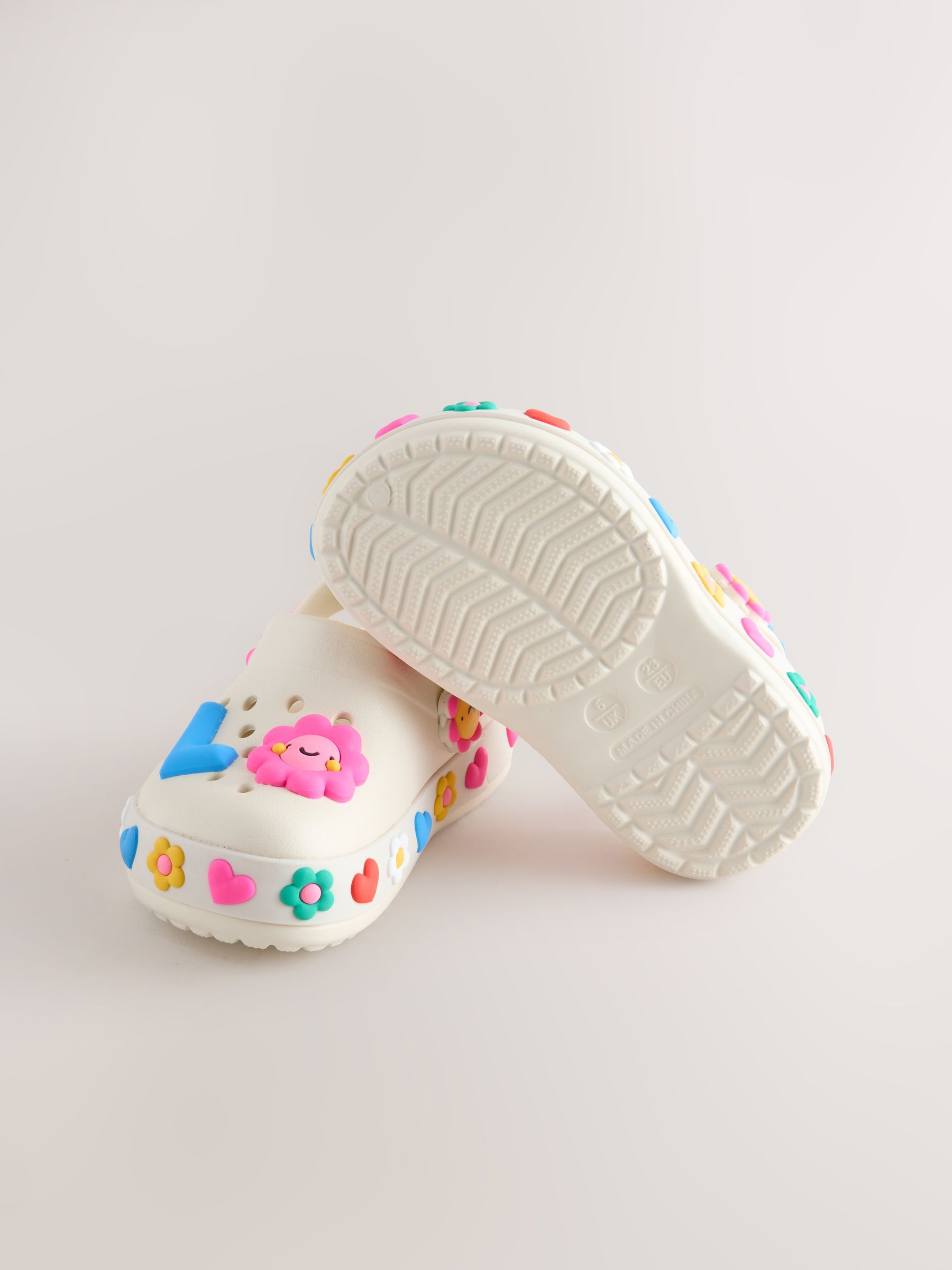 Buy Bone Light Up Clogs from the Next UK online shop