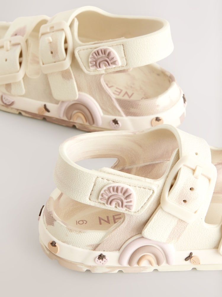 Cream Character Double Buckle Eva Sandals - Image 5 of 5
