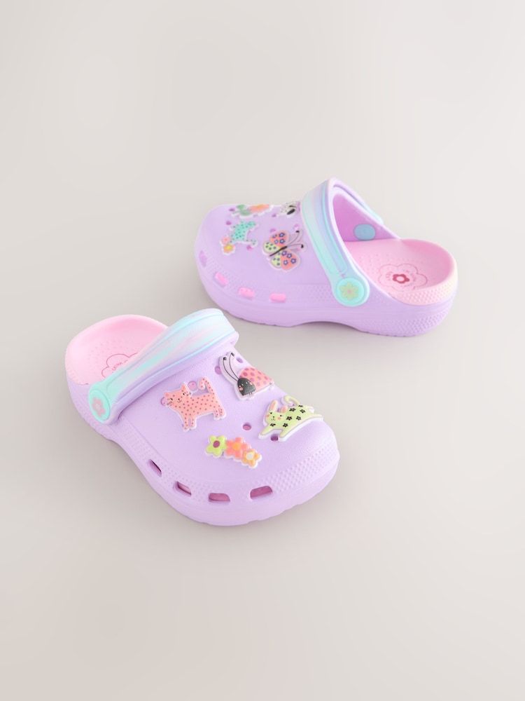 بنفسجي فاتح - Animal Character Clogs - صورة 1 من 5 بنفسجي فاتح - Animal Character Clogs - صورة 1 من 5