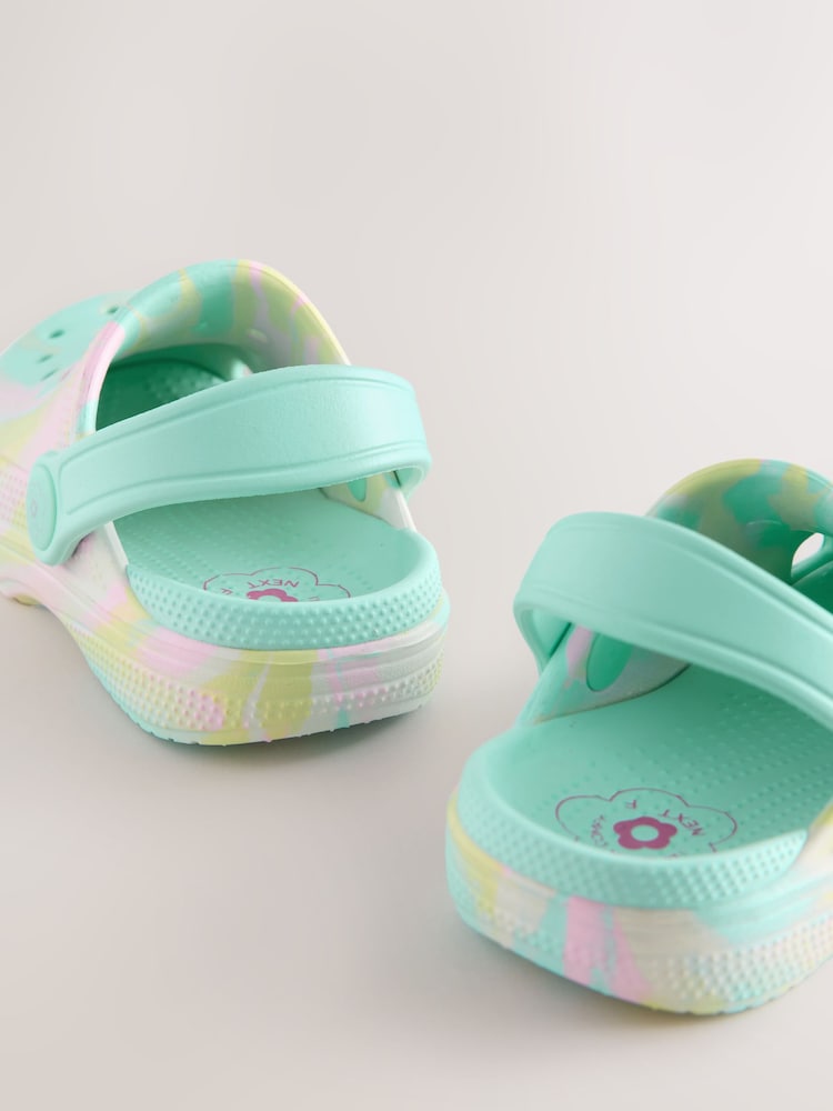 Aqua Blue Marble - الأحذية الخف بنعل سميك - صورة 5 من 5 Aqua Blue Marble - الأحذية الخف بنعل سميك - صورة 5 من 5