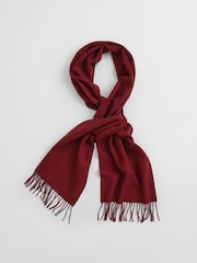 GANT Red Wool Scarf - Image 2 of 3