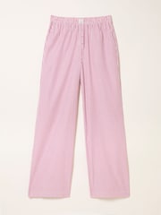 FatFace Lola Pink Stripe Boyfriend Pyjama Bottom - Image 6 of 6