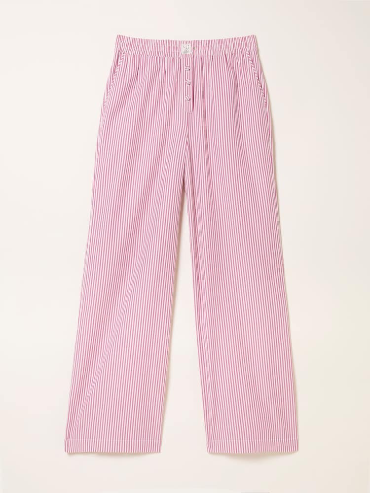 FatFace Lola Pink Stripe Boyfriend Pyjama Bottom - Image 6 of 6 FatFace Lola Pink Stripe Boyfriend Pyjama Bottom - Image 6 of 6