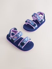 Navy Floral Trekker Sandals - Image 1 of 5