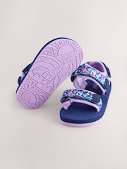 Navy Floral Trekker Sandals - Image 4 of 5
