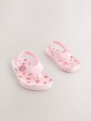 Roz căpșună - Flip Flops With Back Strap - Imaginea 1 din 5