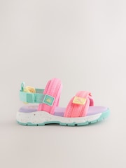 Multi Bright Trekker Sandals - Image 2 of 5