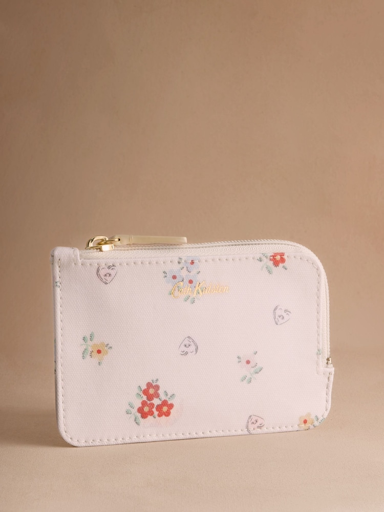 Cath Kidston Cream/Red Valenties Card and Coin Purse - Image 1 of 3