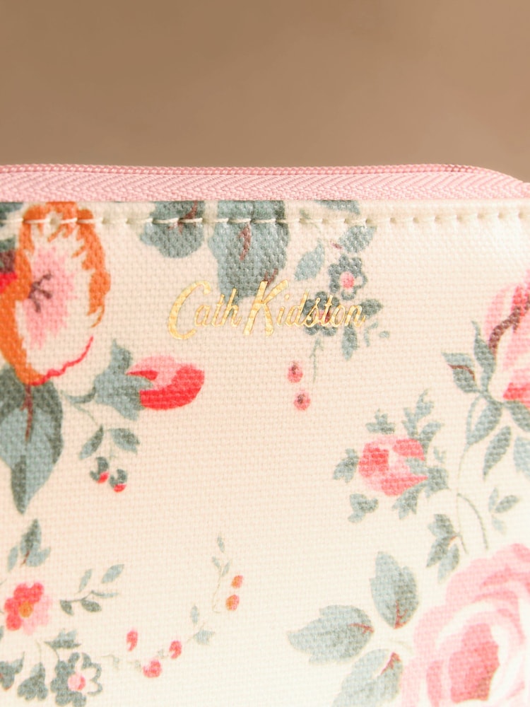 Cath Kidston Cream Hackney Rose Mini Continental Wallet - Image 3 of 3