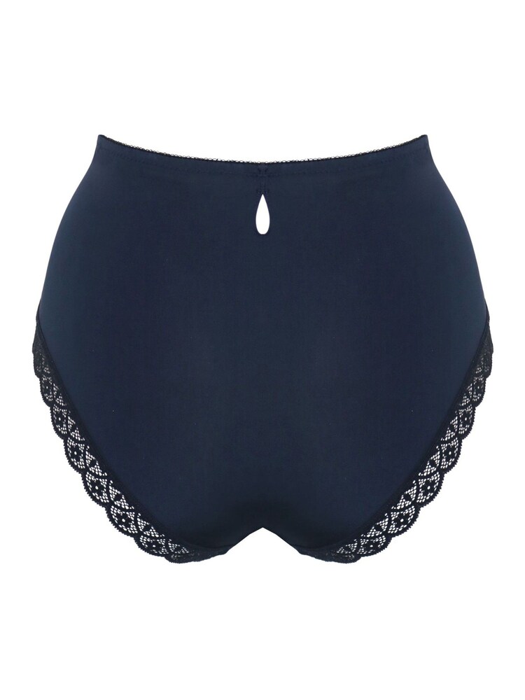 Pour Moi Dark Blue High Waist Rebel Deep Knickers - Image 4 of 4
