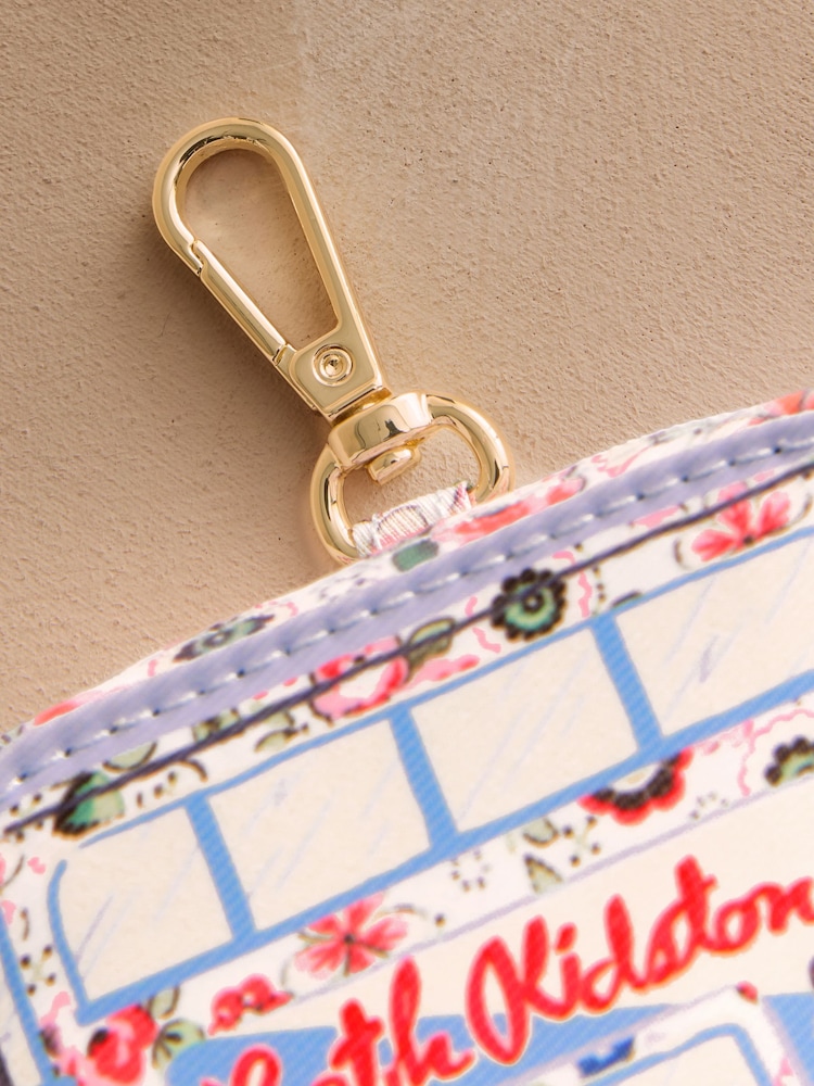 Cath Kidston Blue London Bus Clip On Purse - Image 3 of 3