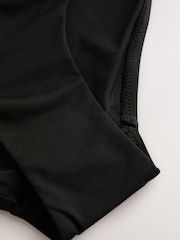 أسود - قطعة بكيني سفلية بكشكشة - صورة 3 من 3