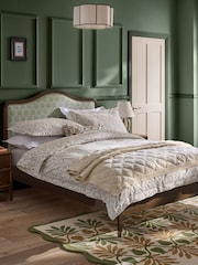 Nina Campbell Jacquard Leaf Coretta Bed - Image 1 of 6