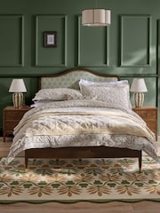 Nina Campbell Jacquard Leaf Coretta Bed - Image 3 of 6