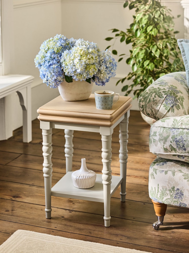 Laura Ashley Twine Natural Swanton Side Table - Image 1 of 5 Laura Ashley Twine Natural Swanton Side Table - Image 1 of 5