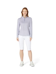 Callaway Apparel Grey Chev Geo Sun Protection Top - Image 2 of 6