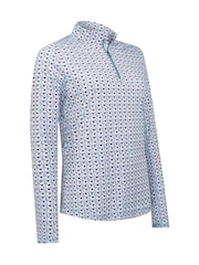 Callaway Apparel Grey Chev Geo Sun Protection Top - Image 5 of 6