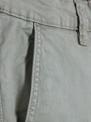 River Island Green Slim Fit Chino Shorts - Image 6 of 6
