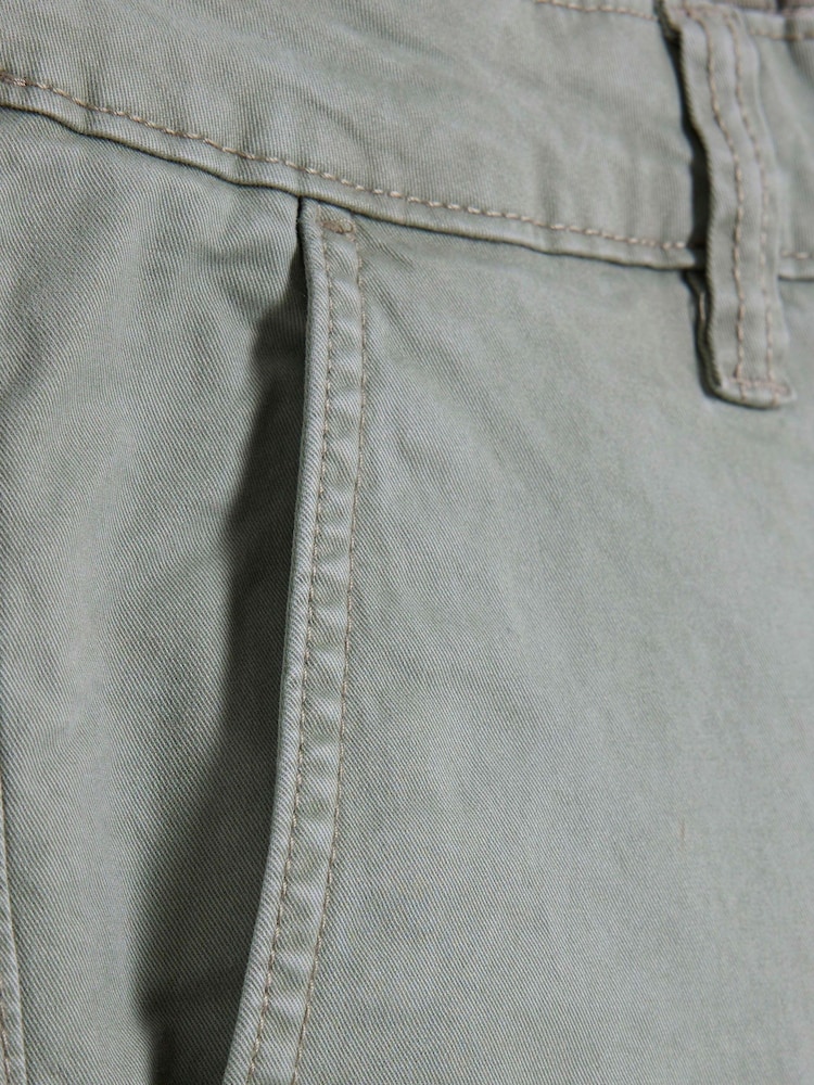 River Island Green Slim Fit Chino Shorts - Image 6 of 6