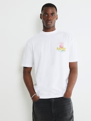 River Island Regular Fit Japanese Ramen T-Shirt - صورة 1 من 4