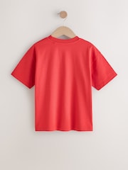 Red Car Embroidery Relaxed Fit Short Sleeve Graphic T-Shirt (3-16yrs) - Image 2 of 4